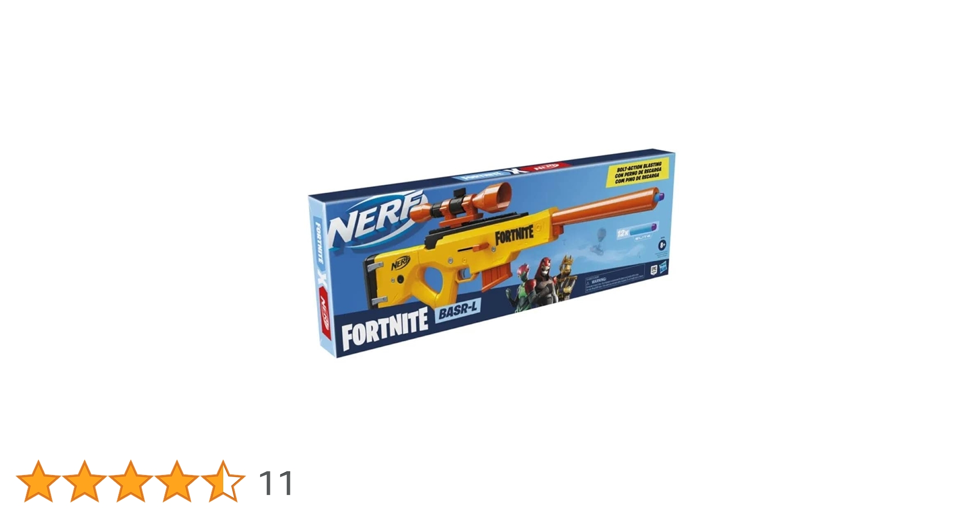 Lança Dardos Nerf Fortnite BASR-L - E8995 - Hasbro | Amazon